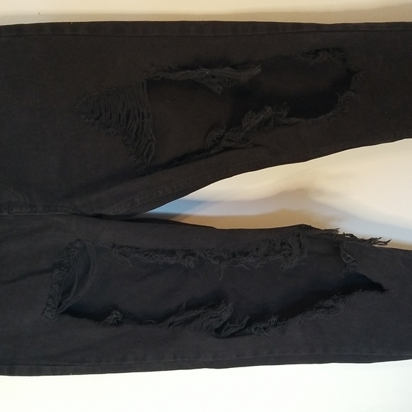 PAC Sun women's Ultra High Rise Slim distressed jeans size 4/27 button fly 🎯 - Picture 2 of 10